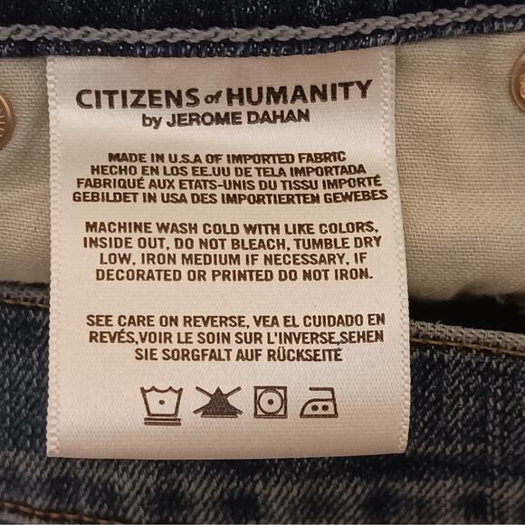 Citizens of Humanity Emerson Slim Boyfriend Jeans Womens Size 32 Button Fly - Picture 11 of 16